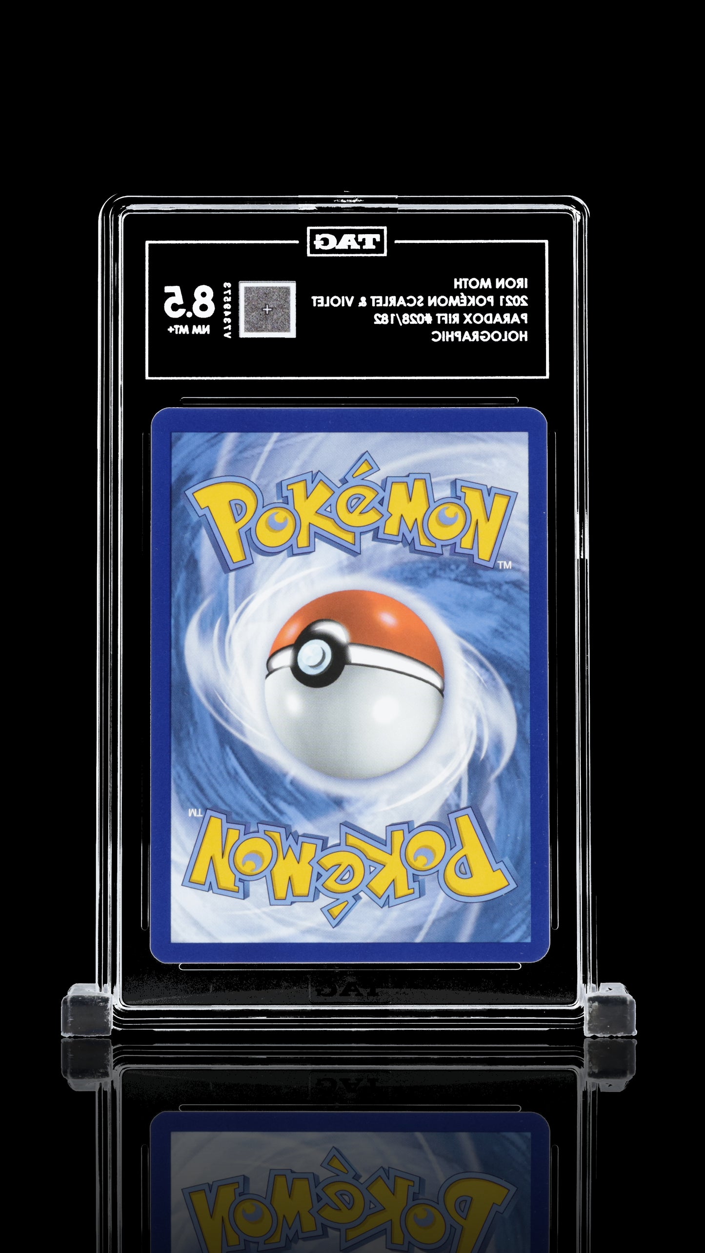2023 Pokemon Iron Moth #028/182 TAG 8.5 Pokémon Scarlet & Violet GameStop