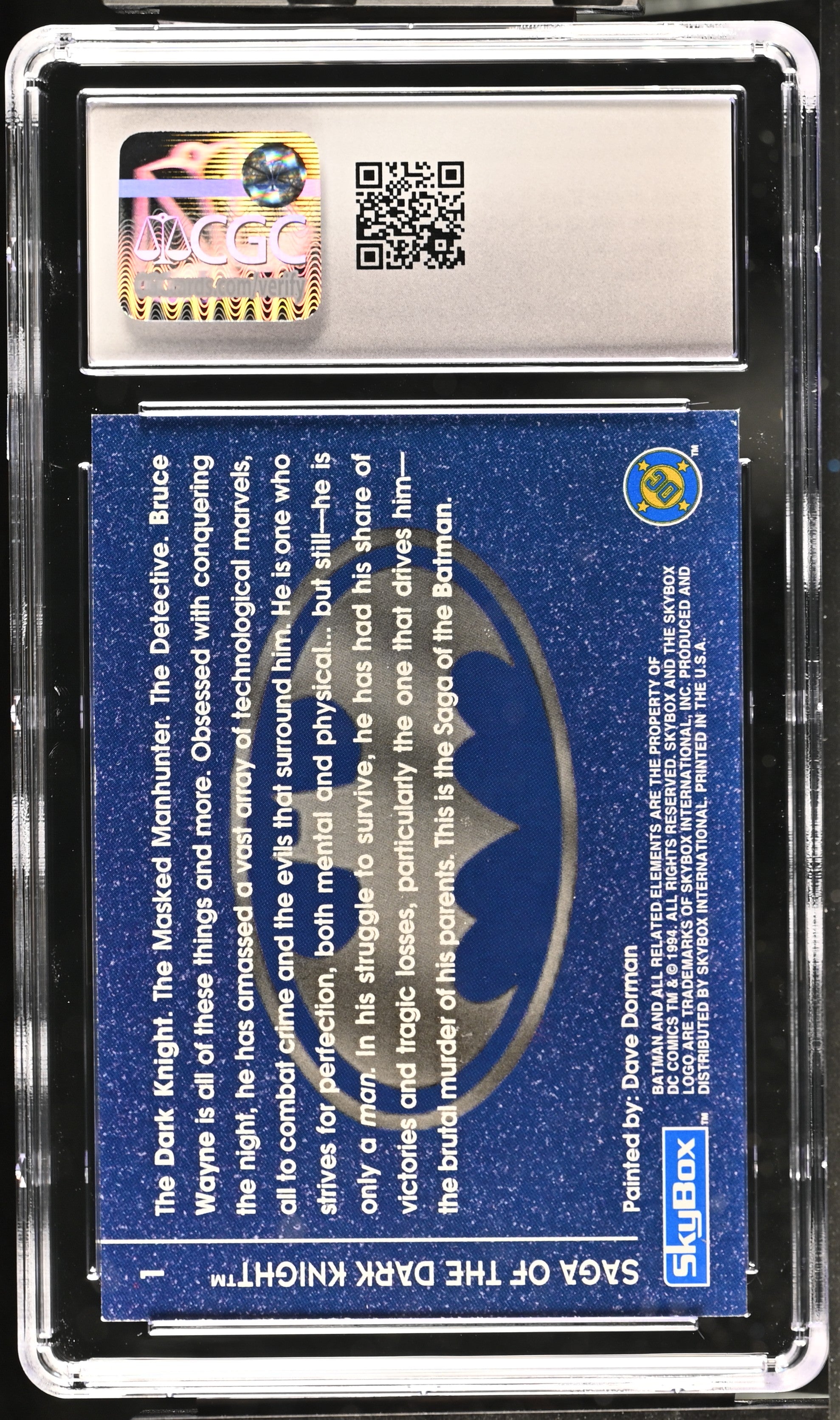 1994 DC Saga of the Dark Knight #1 English CGC 8.5 1994 Saga of the Dark Knight