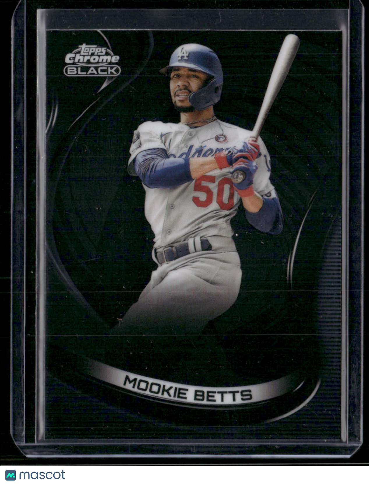 2021 Topps Chrome Black Mookie Betts #35 Black Chrome Baseball