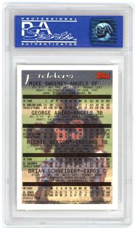 1995 Topps Traded Sweeney Arias #122T R. Sexson B. Schneider Baseball PSA 9