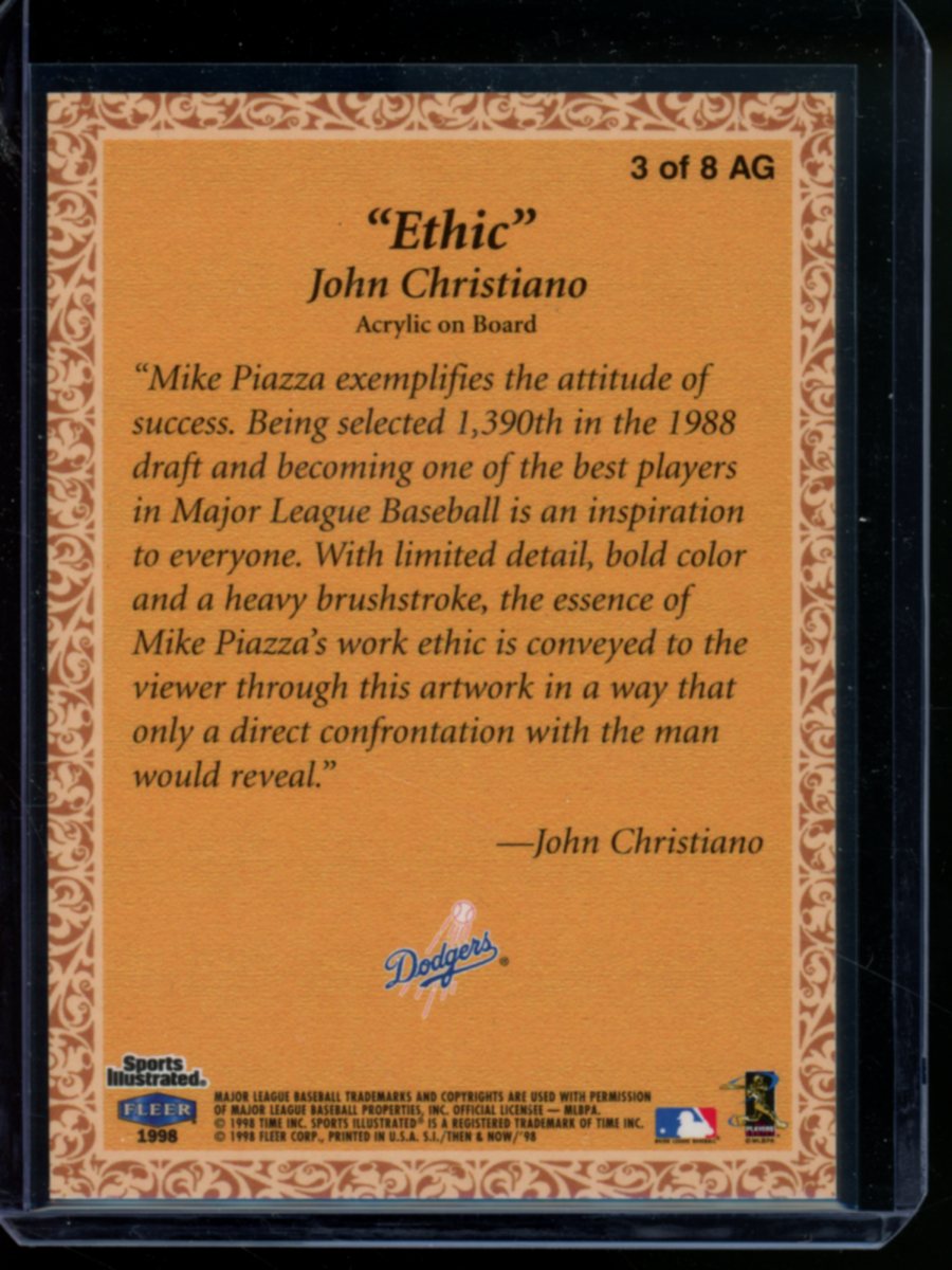 1998 Sports Illustrated for Kids Art Gallery Mike Piazza #3 of 8 AG Baseball