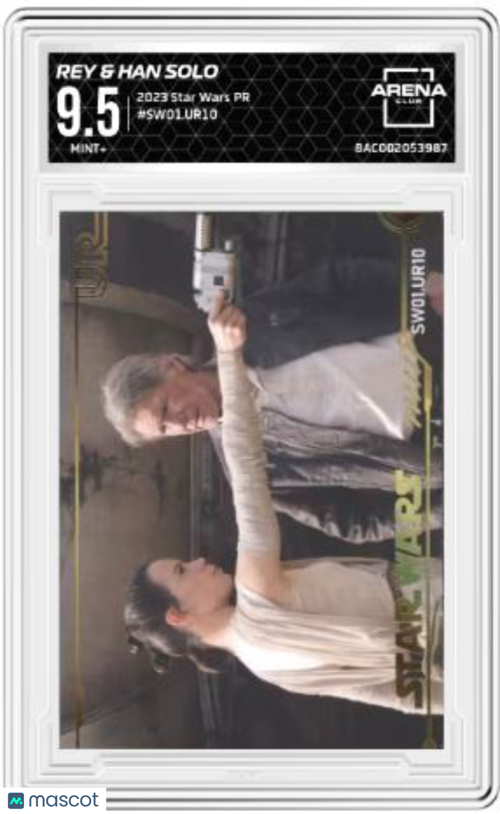 2023 Star Wars PR Han Solo Rey #SW01URJ10 Arena Club 9.5