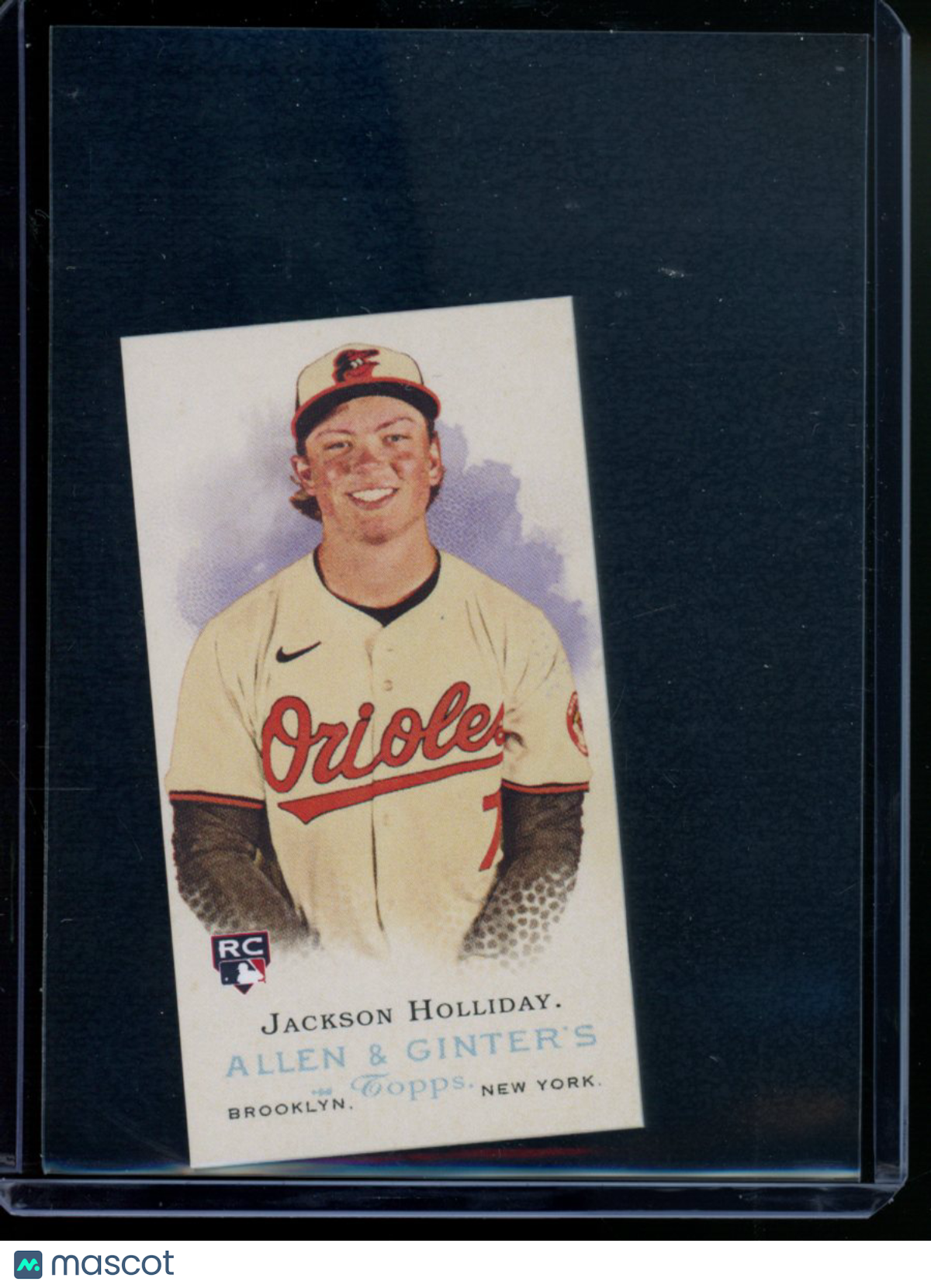 2024 Topps Allen & Ginter's Jackson Holliday #RD-15 Mini RC Baseball