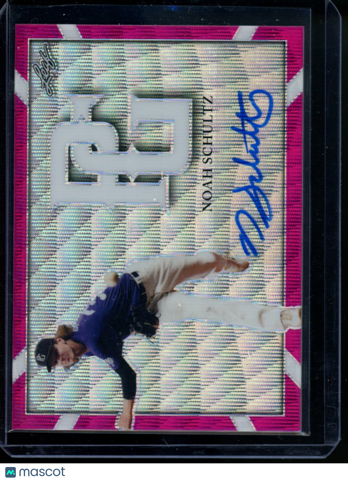 2021 Leaf Perfect Game National Showcase Noah Schultz #BA-NS2 Autograph 6/6