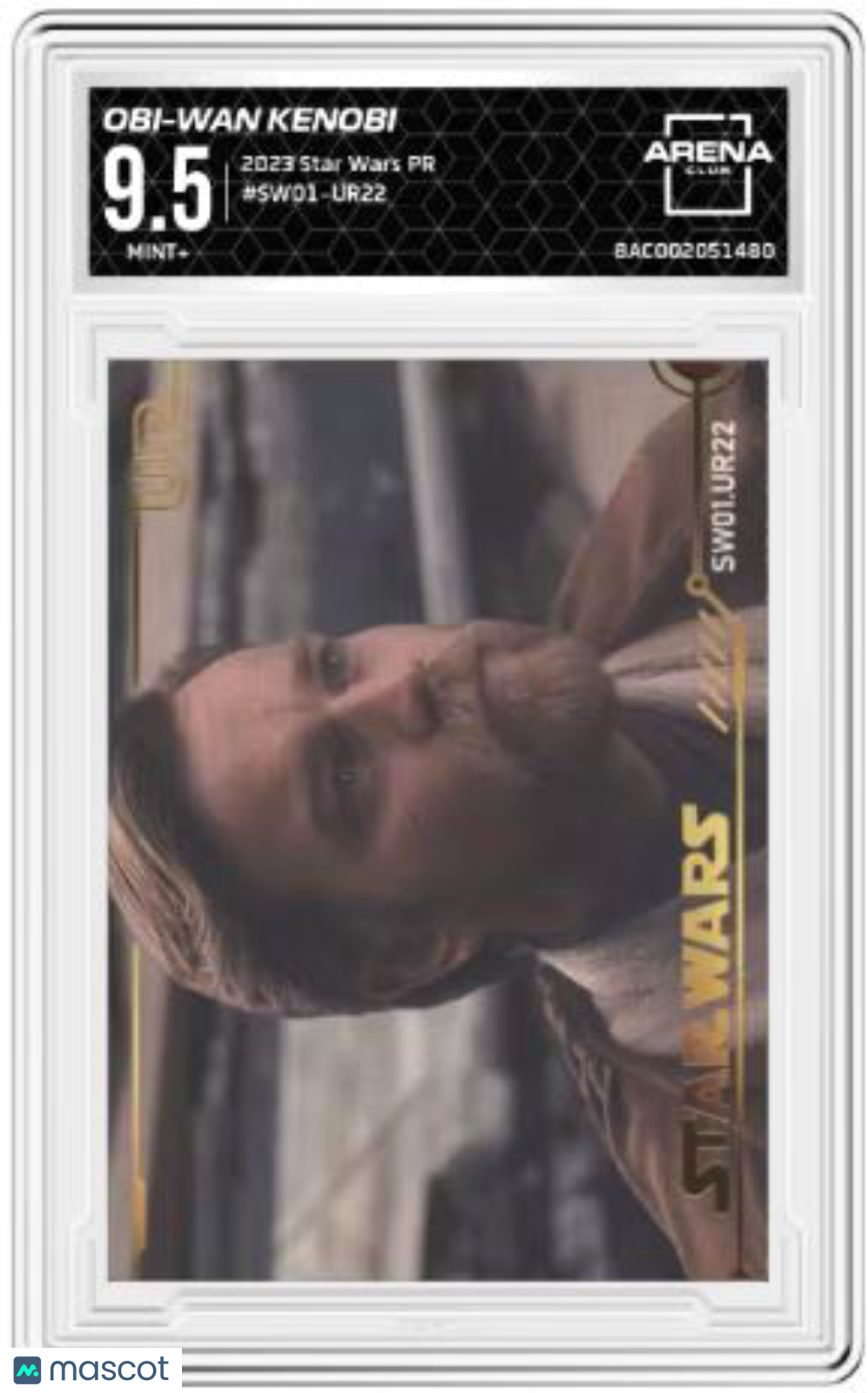 2023 Star Wars PR Obi-Wan Kenobi #SW01-UR22 Arena Club 9.5