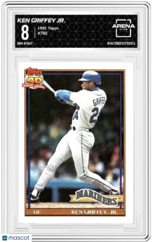 1991 Topps Ken Griffey Jr #790 Baseball Arena Club 8