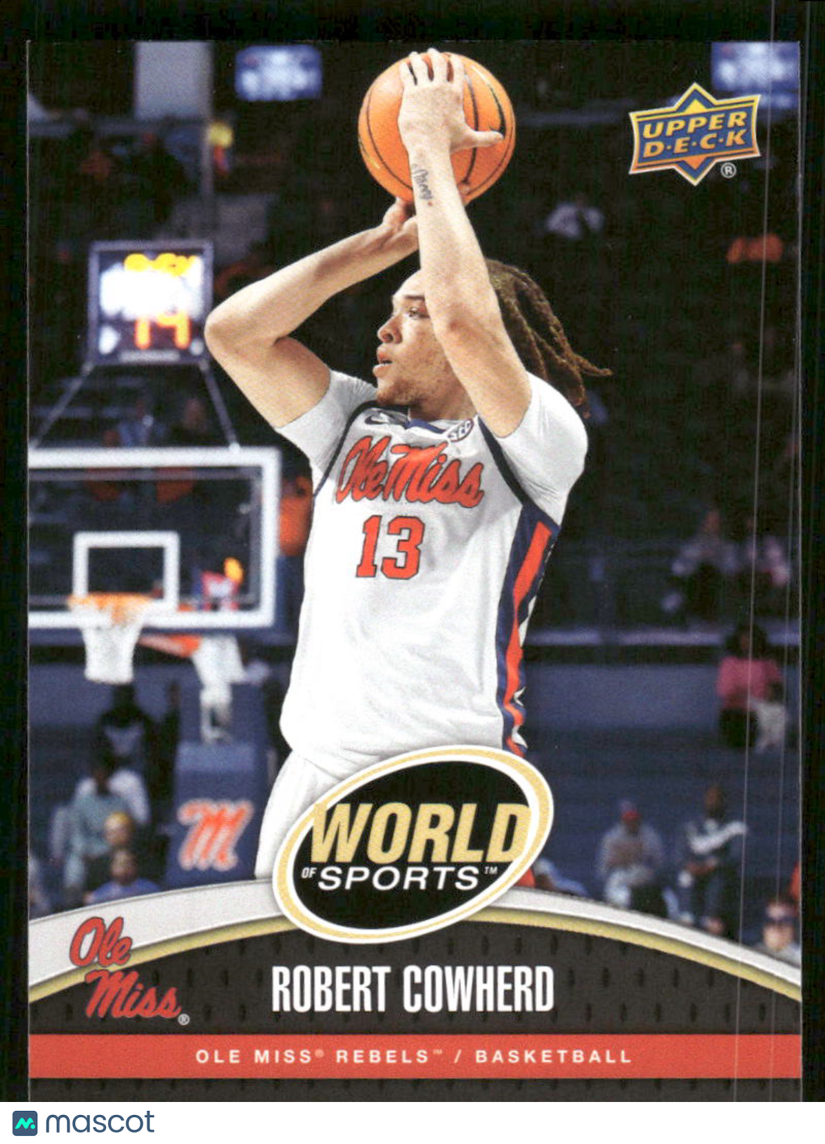 2025 Upper Deck World Sports Robert Cowherd #93 Basketball