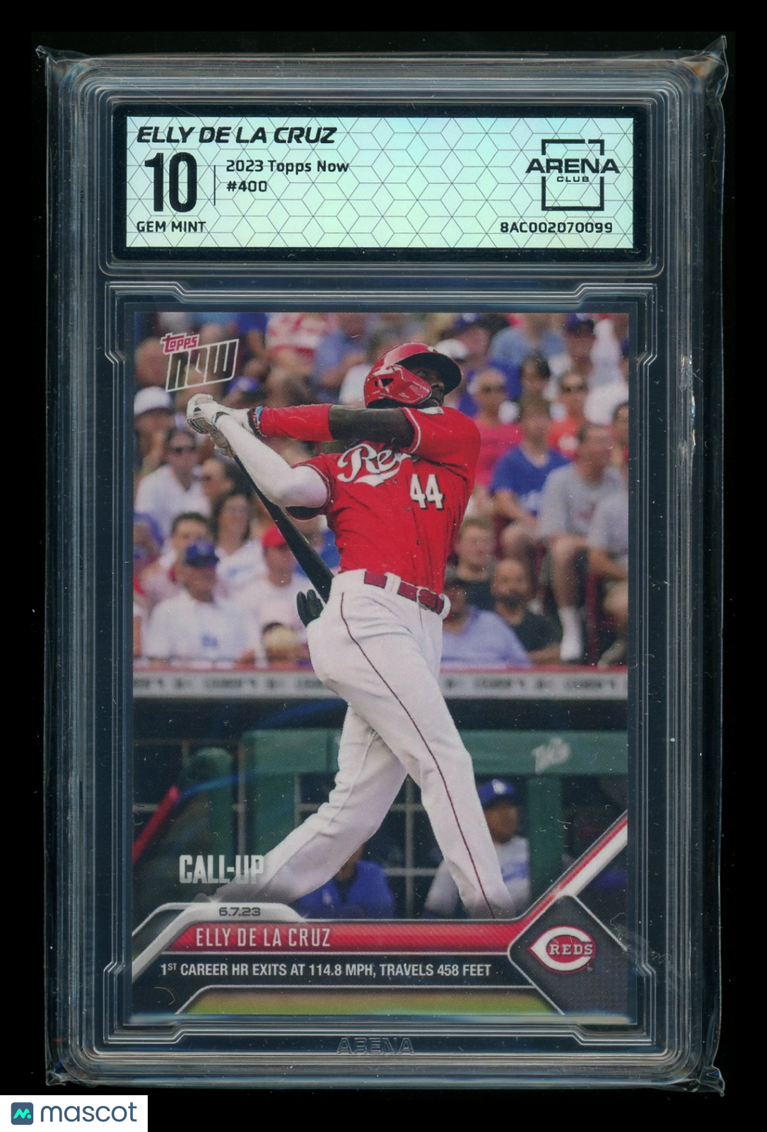 2023 Topps Now Elly De La Cruz #400 Call-Up Baseball Arena Club 10