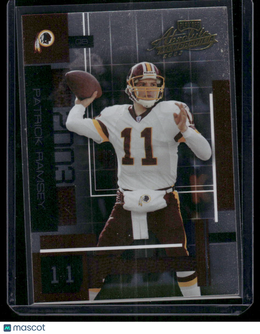 2003 Playoff Absolute Memorabilia Patrick Ramsey #98 Football