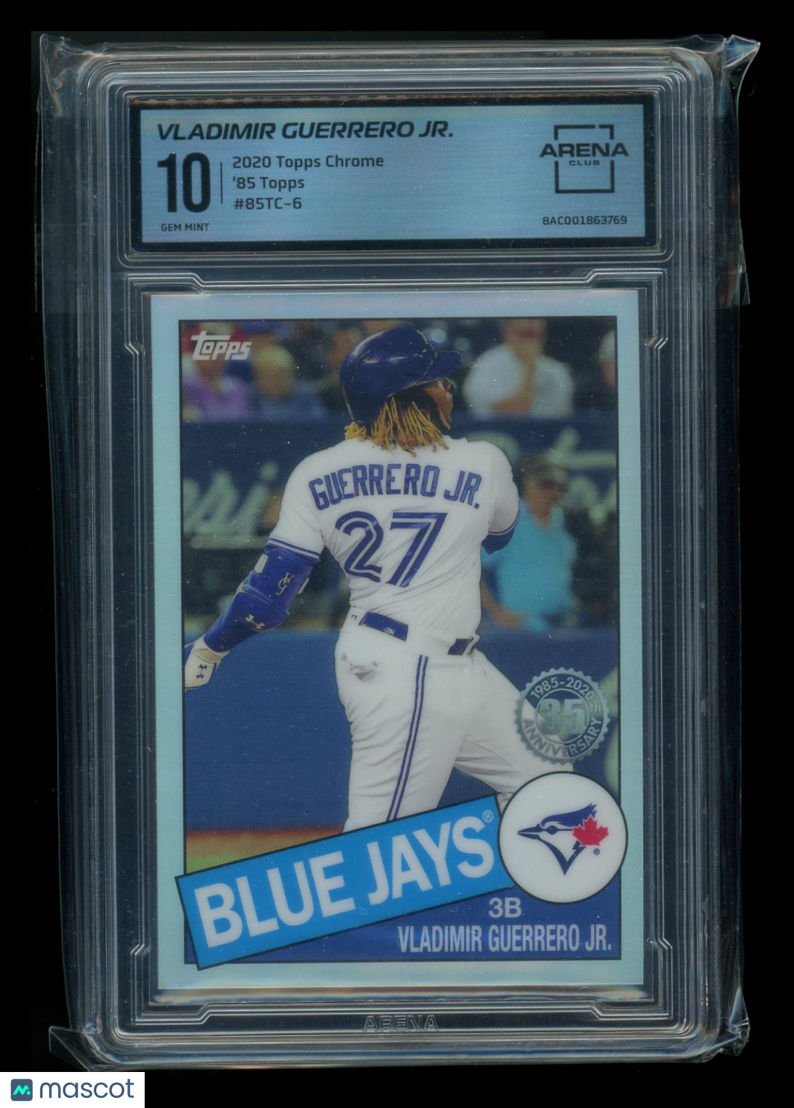 2019 Topps Chrome '85 Topps Vladimir Guerrero Jr. #85TC-6 Baseball Arena Club 10