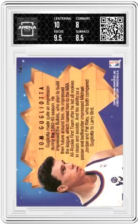 1993-94 Fleer Ultra Tom Gugliotta #2 All Team Rookie All Rookie Team AC 8.5