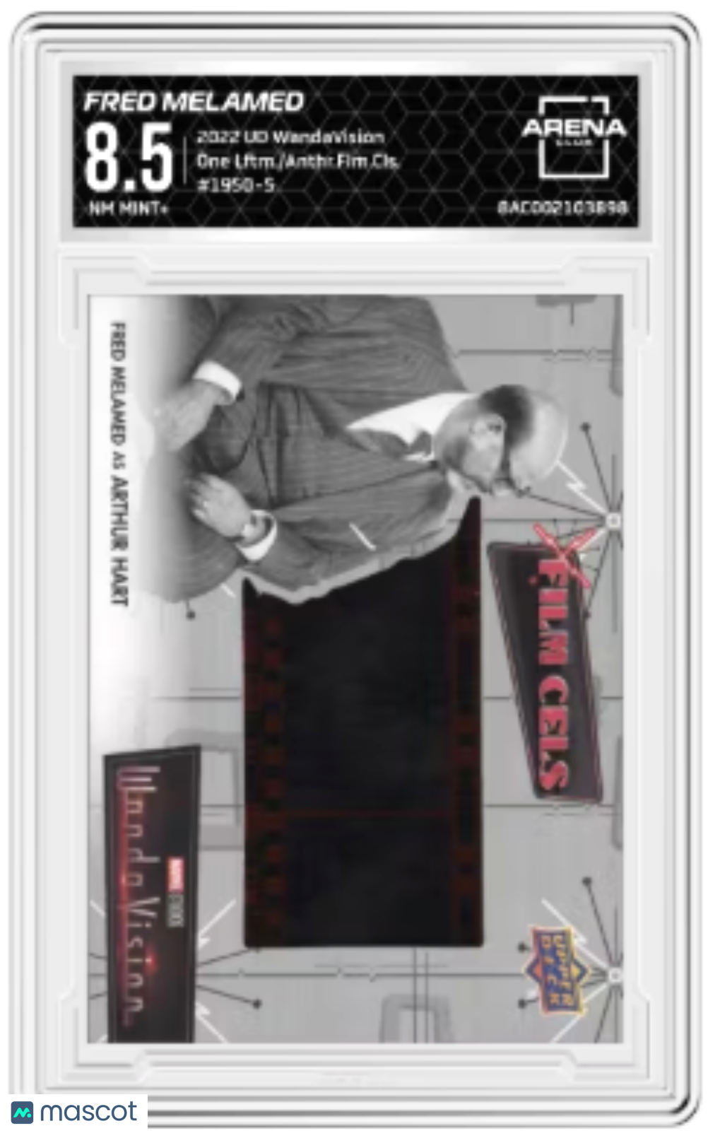 2022 Upper Deck Wandavision Fred Melamed #1950-5 Film Cels Arena Club 8.5