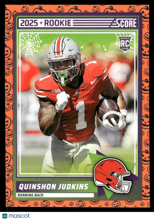 2025 Score A Treat Quinshon Judkins #38 RC Football