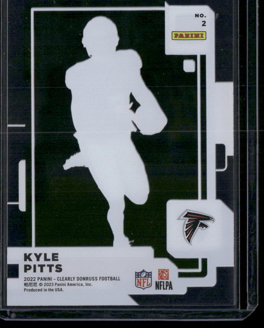 2022 Panini Clearly Donruss Football Kyle Pitts #2 Football