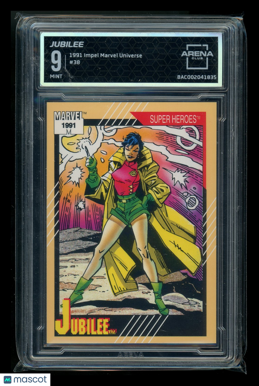 1991 Impel Marvel Universe Jubilee #38 Arena Club 9