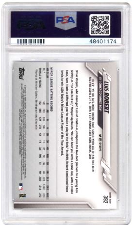 2020 Topps Luis Robert #392 Baseball PSA 9