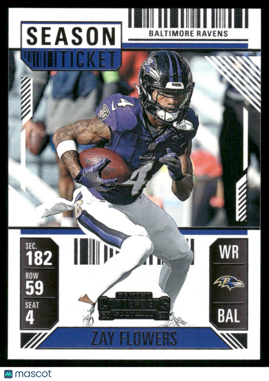 2025 Panini Contenders Football Zay Flowers #8 Football
