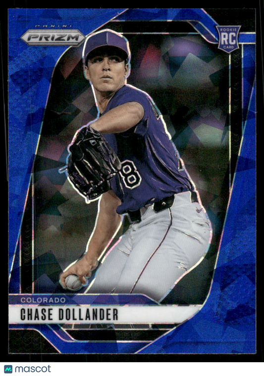 2025 Panini Prizm Baseball Chase Dollander #217 Blue Blue Baseball