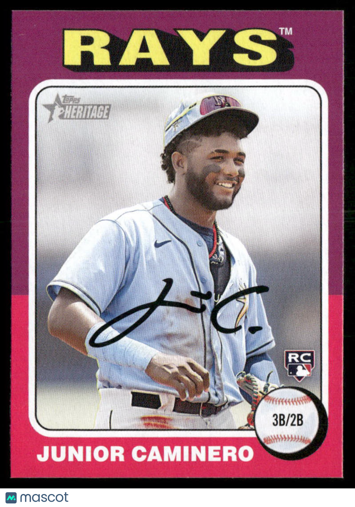2024 Topps Heritage Junior Caminero #267 RC Baseball