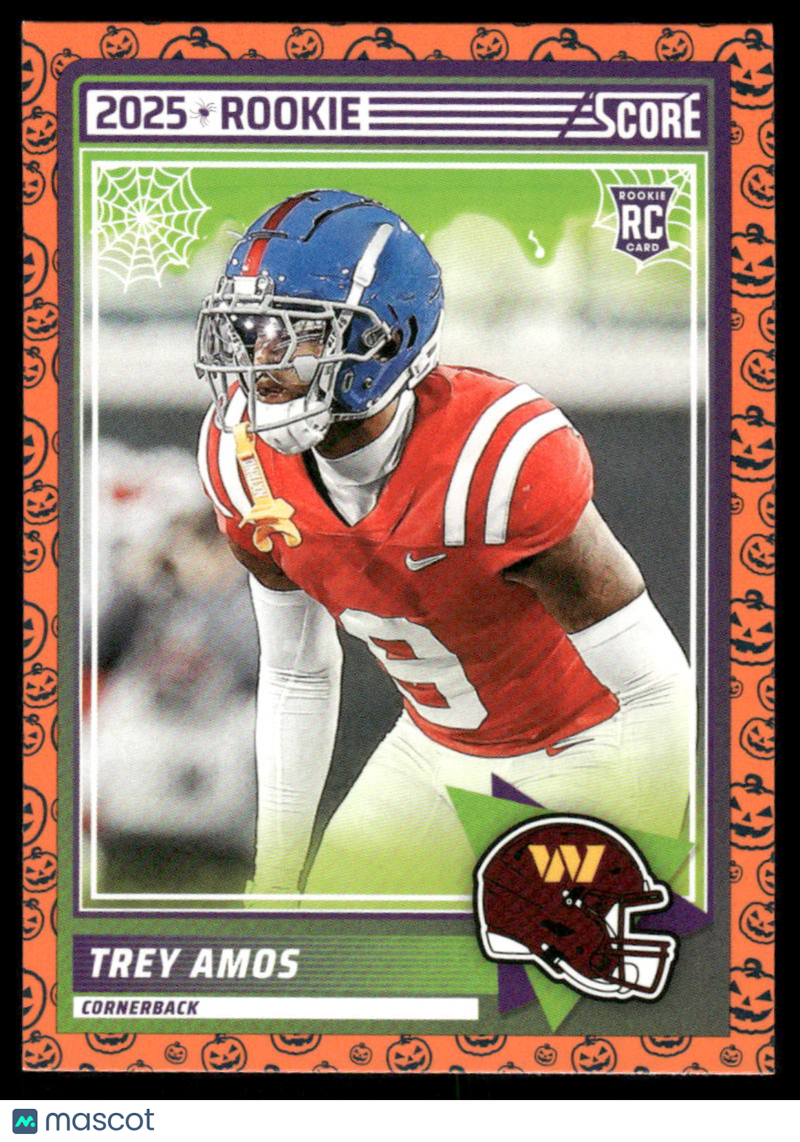 2025 Score A Treat Trey Amos #92 RC Football