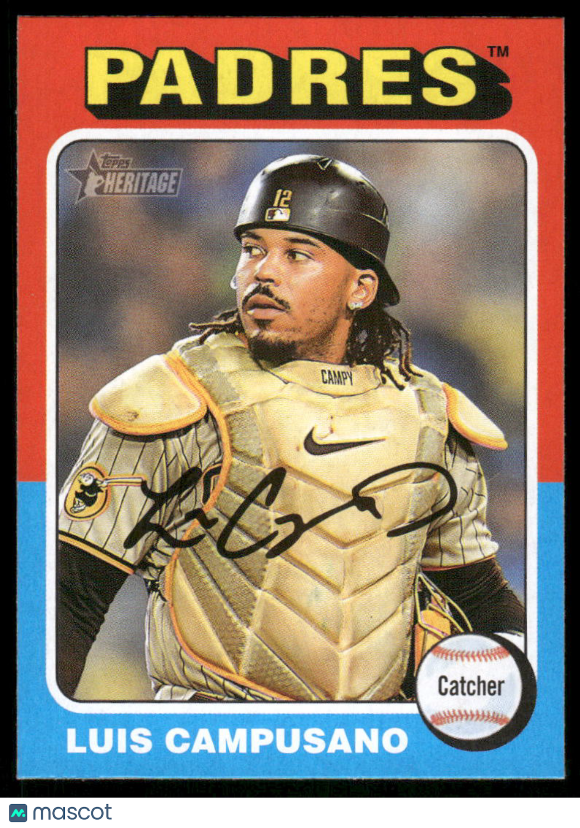 2024 Topps Heritage Luis Campusano #67 Baseball