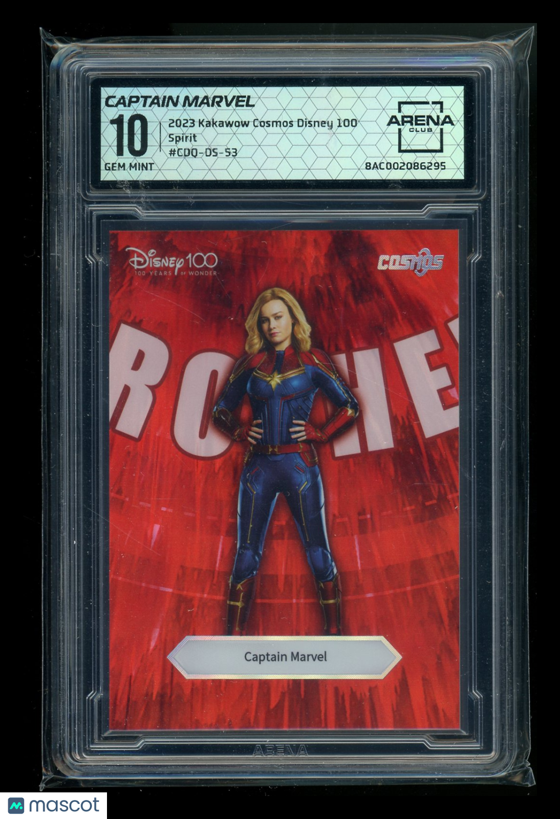2023 Kakawow Cosmos Disney 100 Captain Marvel Red #CDQ-05-S3 Arena Club 10