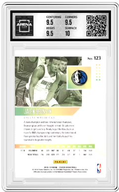 2018-19 Panini Status Jalen Brunson #123 Basketball Arena Club 10