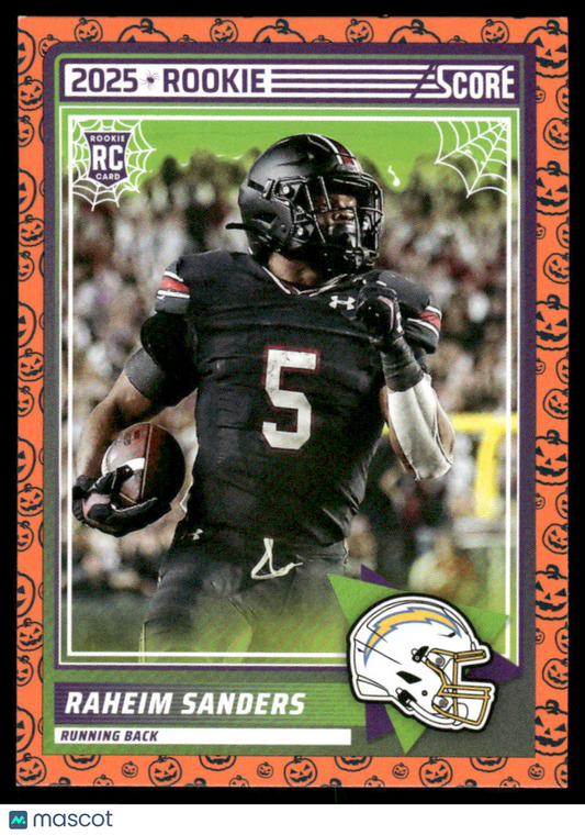 2025 Score A Treat Raheim Sanders #45 RC Football