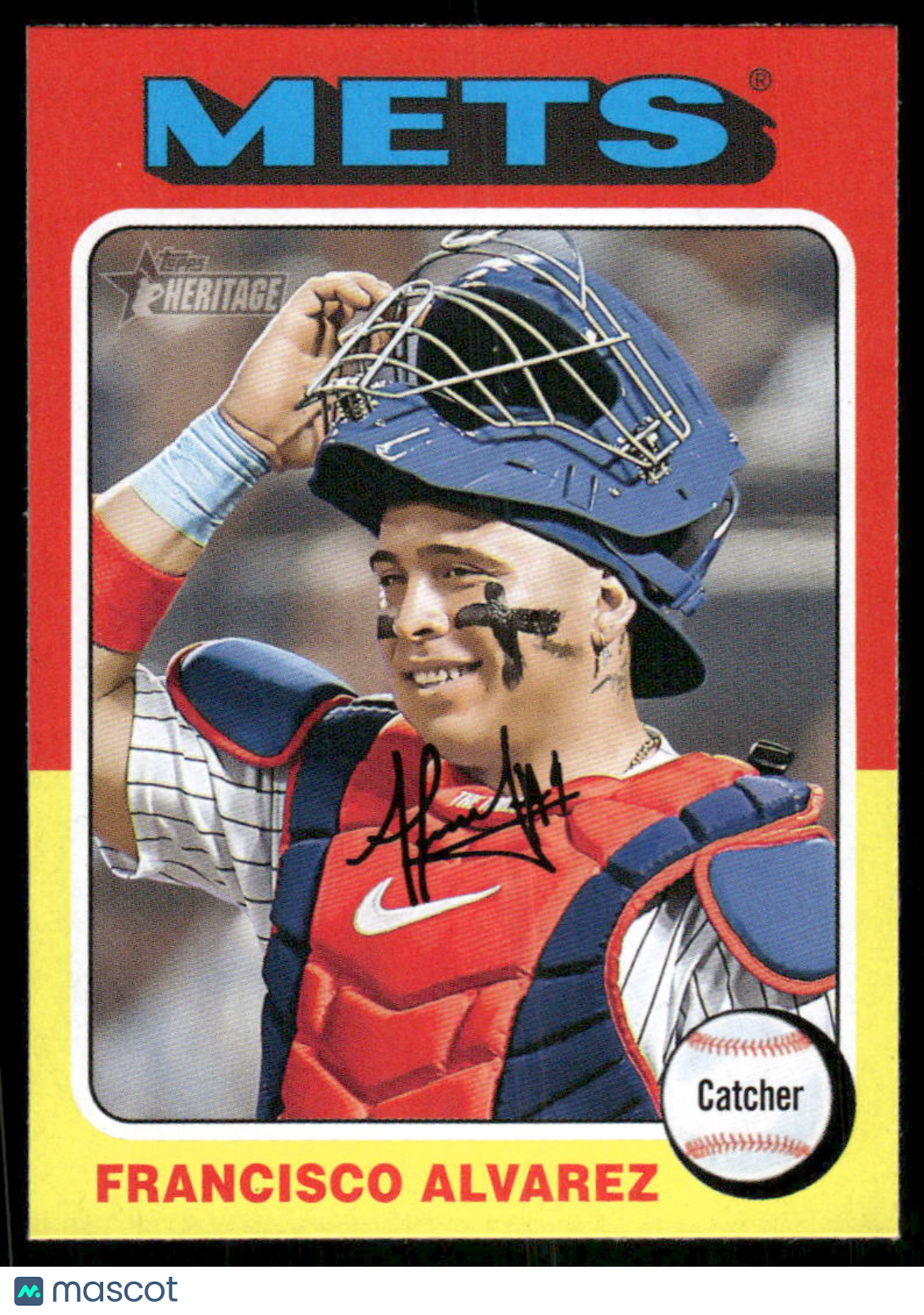 2024 Topps Heritage Francisco Alvarez #411 Baseball