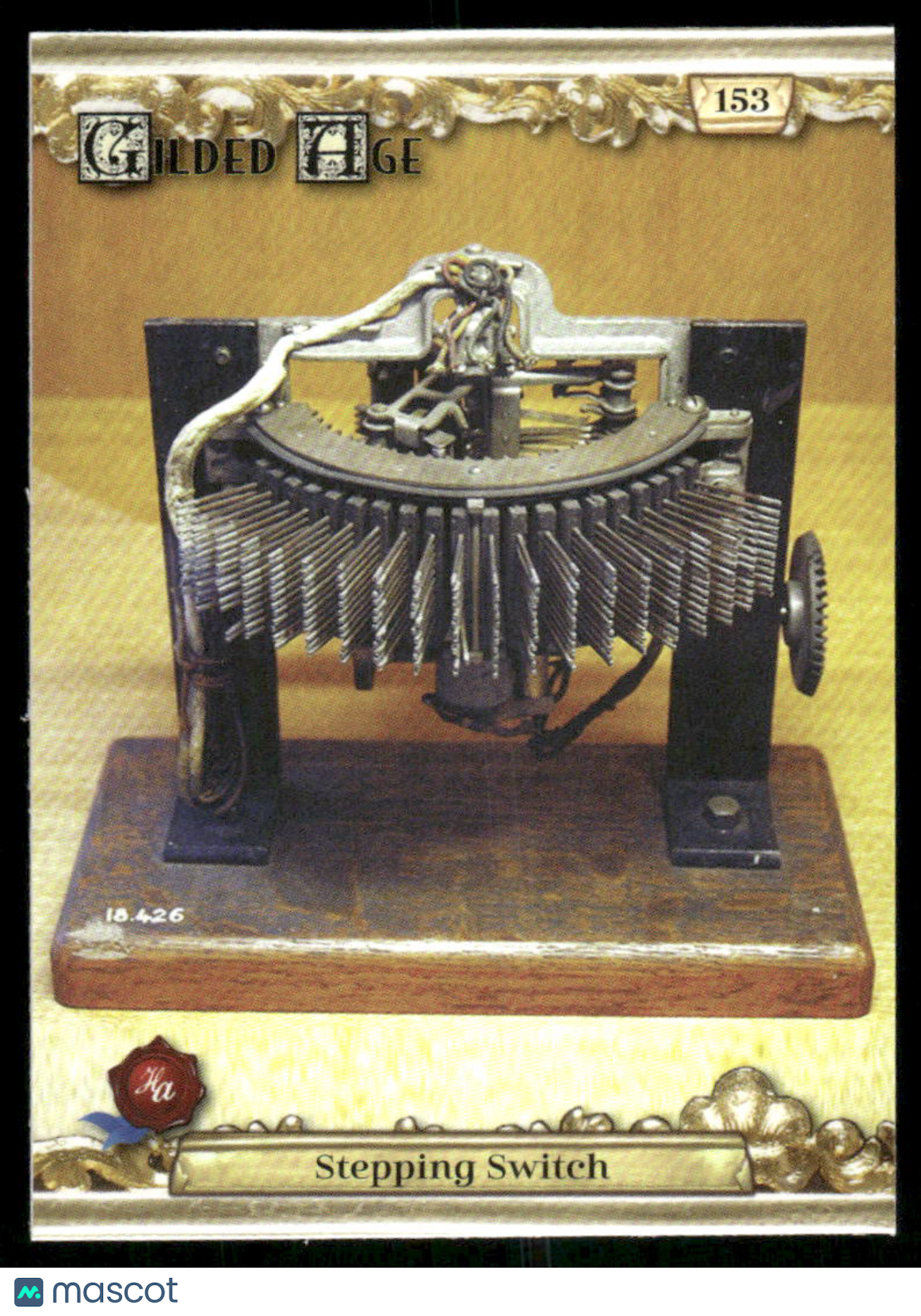 2022 Historic Autographs Gilded Age Stepping Switch #153