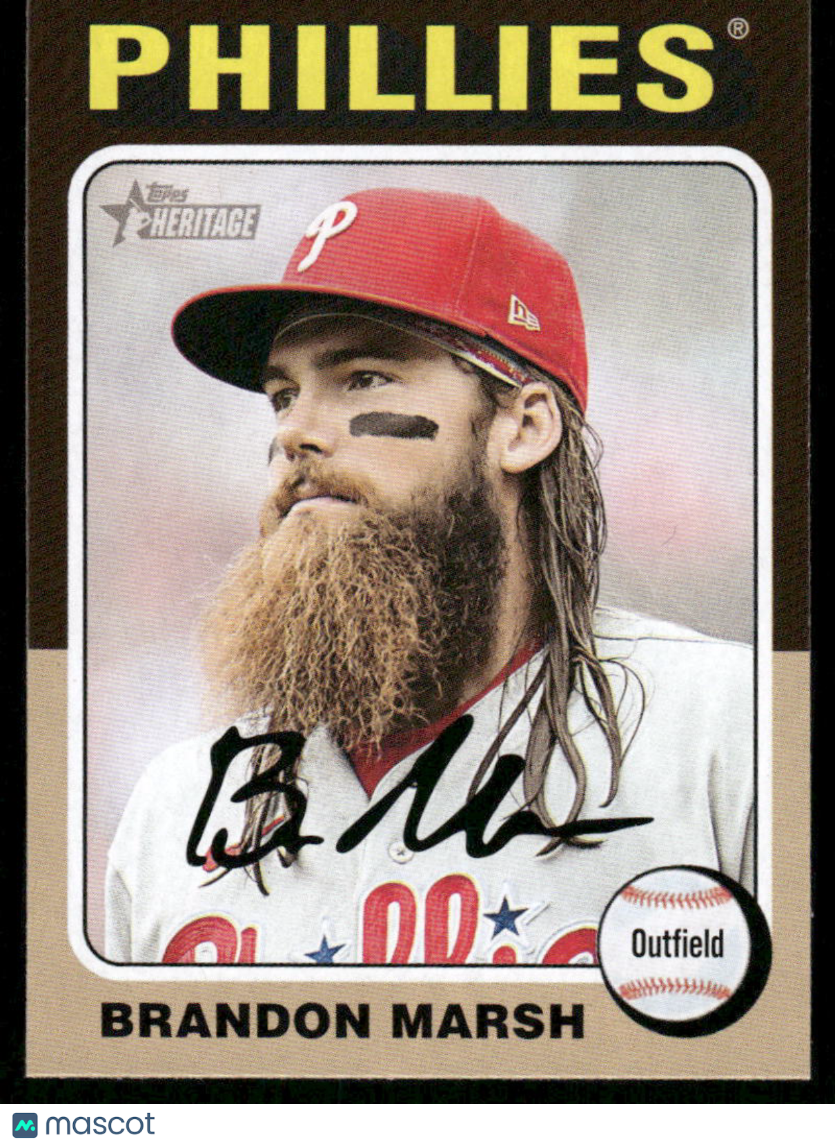 2023 Topps Heritage Brandon Marsh #414 Baseball