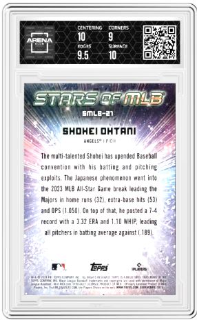 2024 Topps Shohei Ohtani #SMLB-21 Stars of MLB Baseball AC 9.5