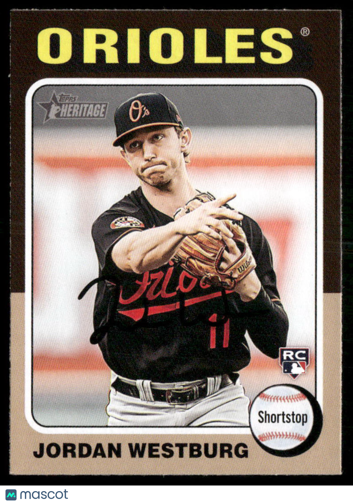 2024 Topps Heritage Jordan Westburg #229 RC Baseball