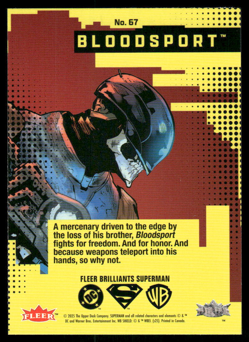2025 Fleer Brilliants Superman Bloodsport #67