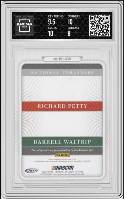 2022 Panini NT NASCAR Richard Petty Darrell Waltrip #RP-DW Dual Auto 20/25