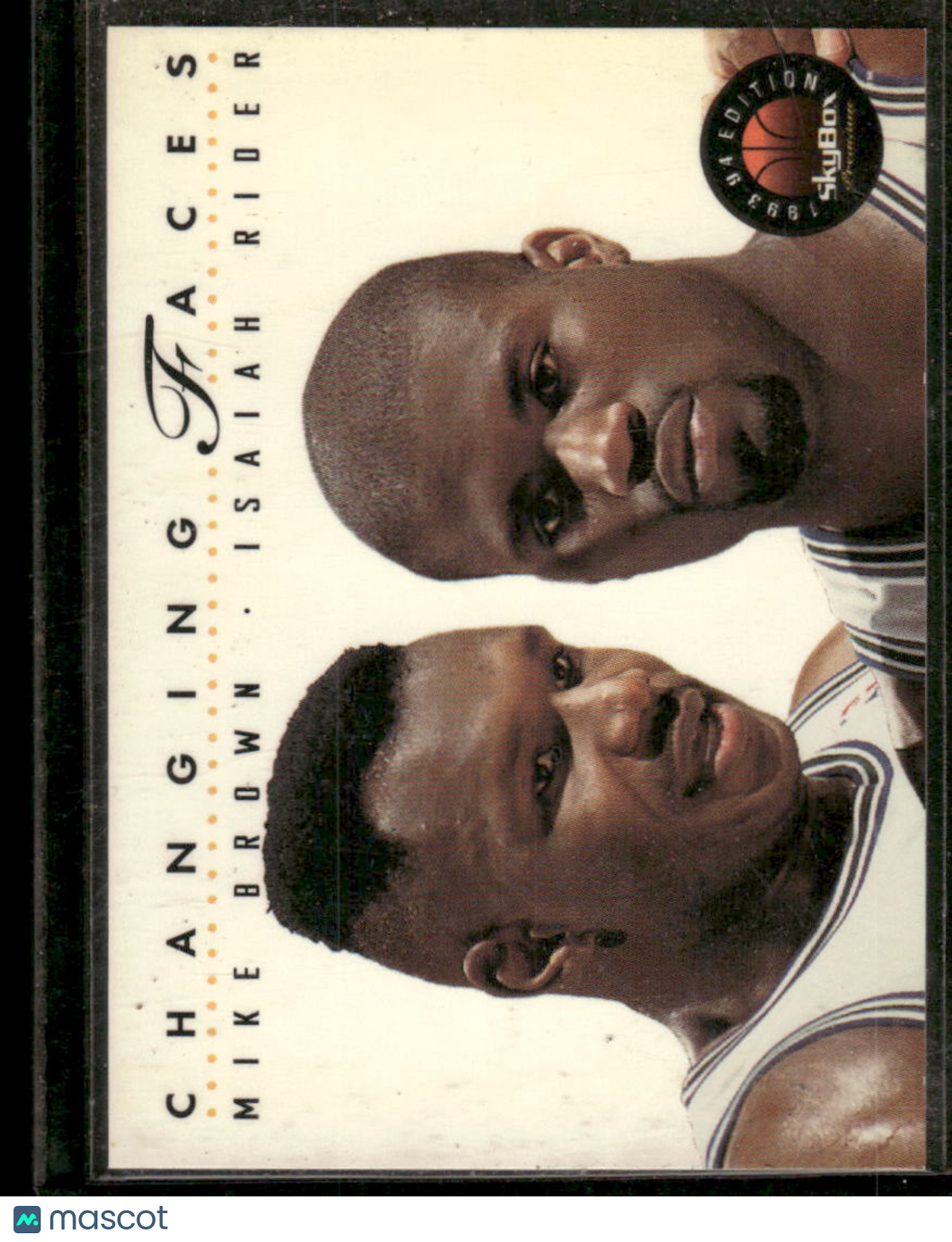 1993-94 SkyBox Changing Faces Isaiah Rider Mike Brown #307 Basketball