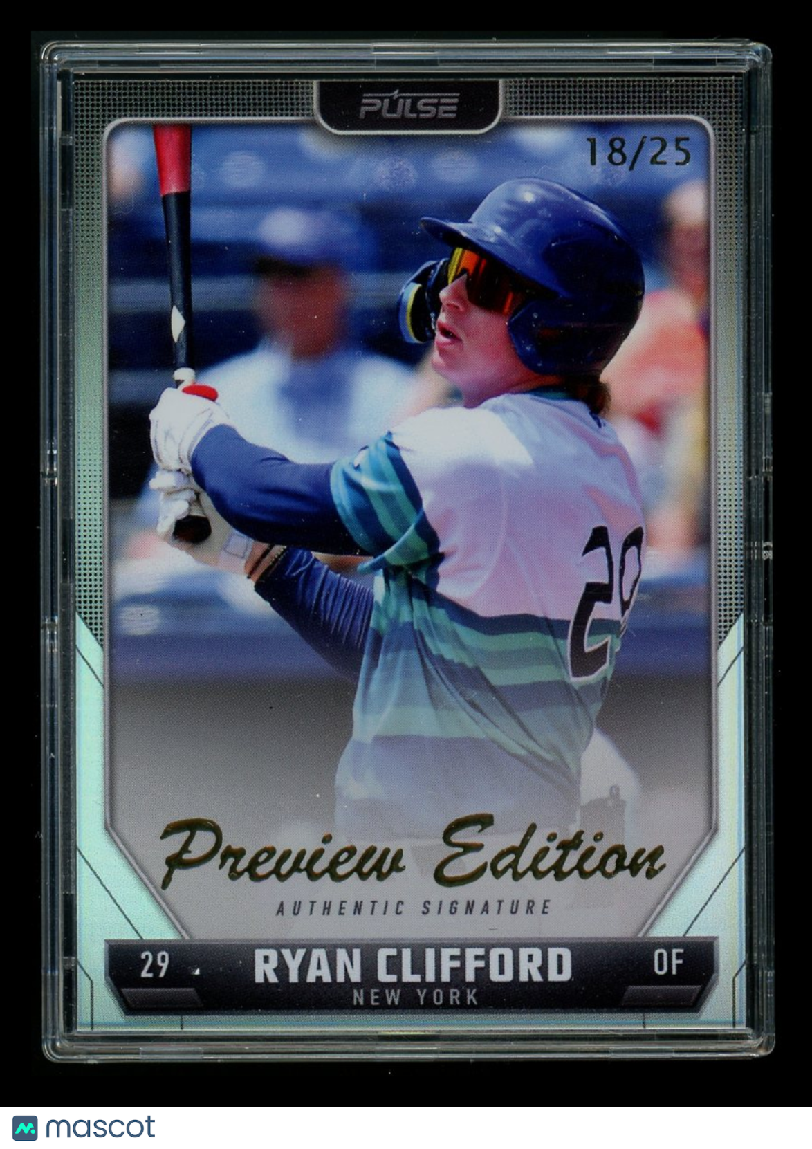 2024 Pulse Baseball Preview  Ryan Clifford #A-RCL 18/25 Authentic Signature