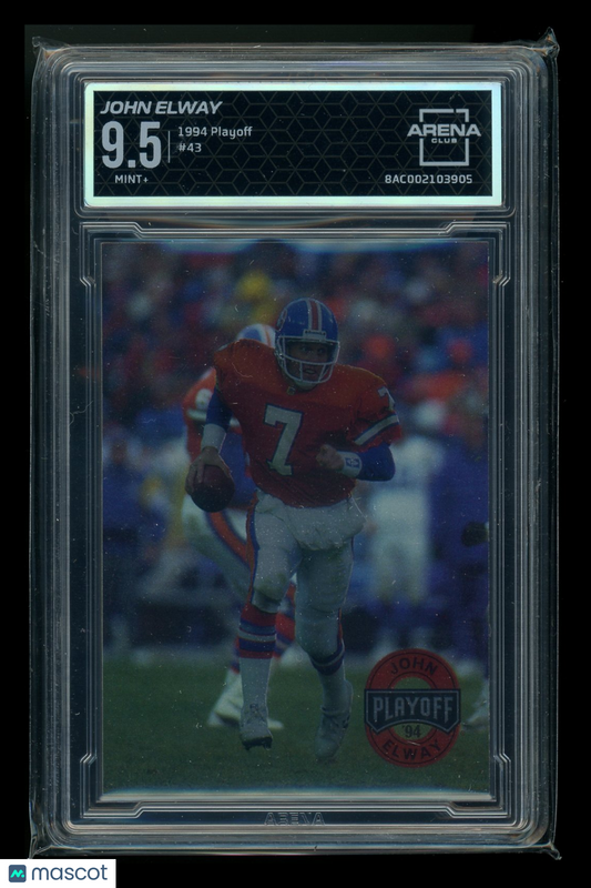 1994 Playoff John Elway #43 Football Arena Club 9.5