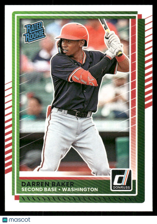 2025 Donruss Darren Baker #43 Rated Rookie Baseball