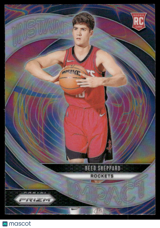 2024-25 Panini Prizm Instant Impact Reed Sheppard #24 RC Basketball
