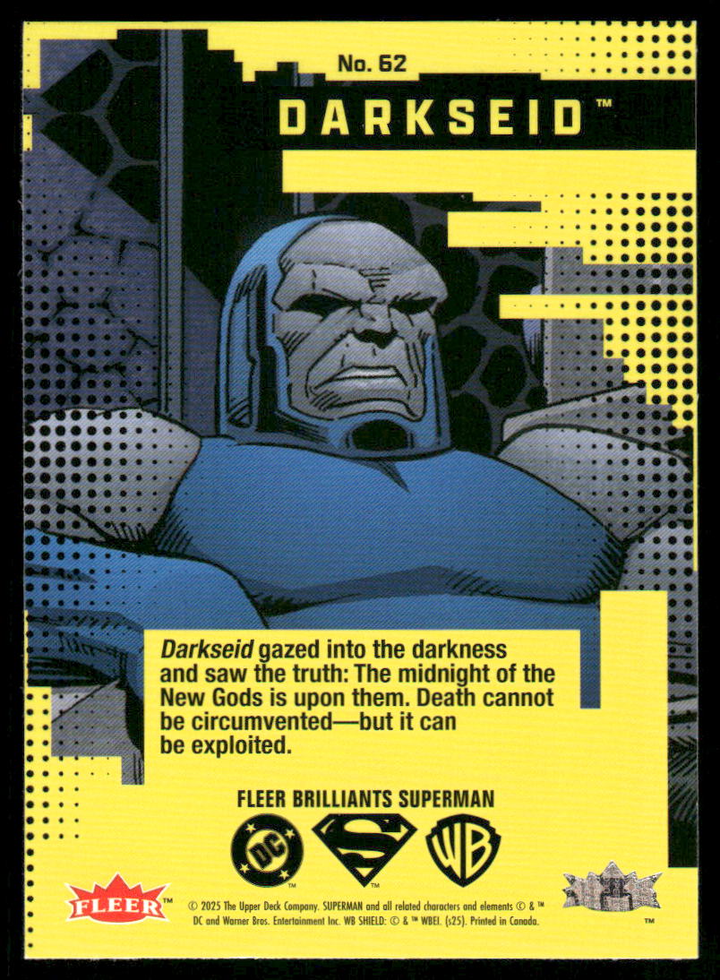 2025 Fleer Brilliants Superman Darkseid #62