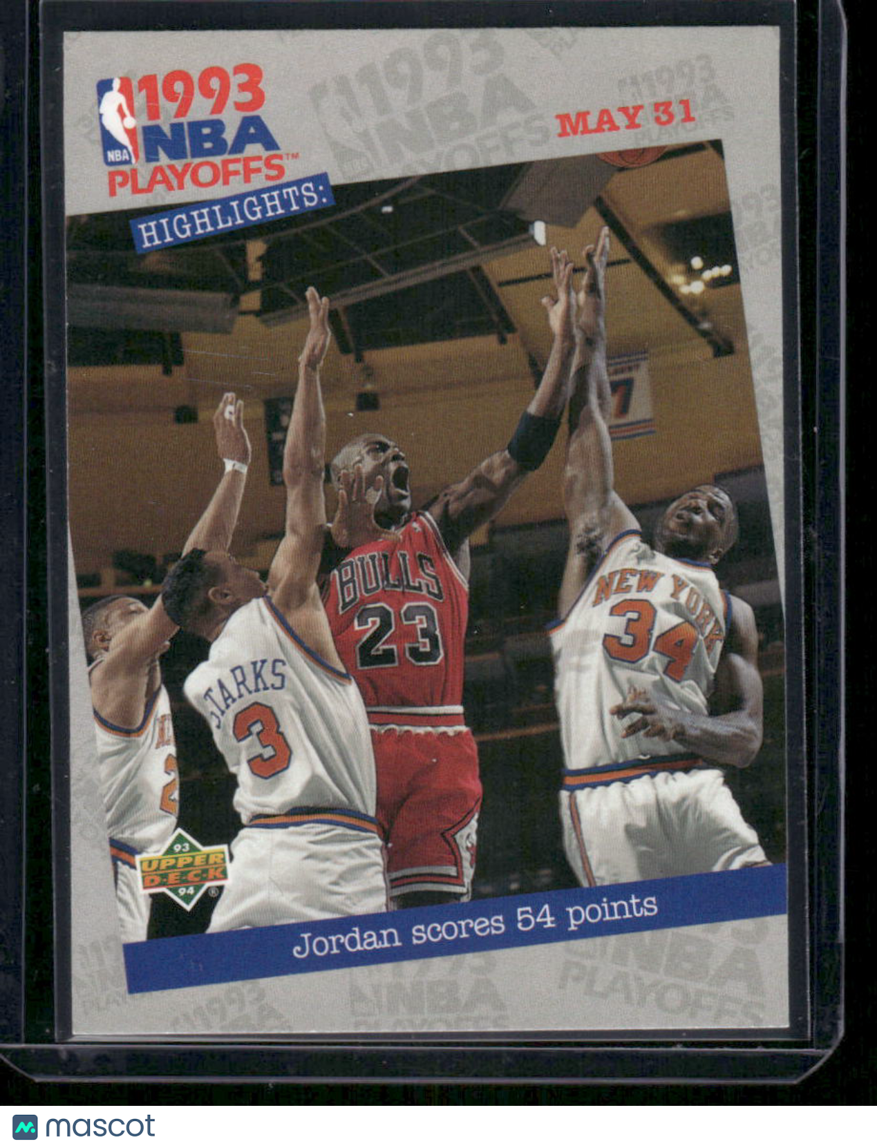 1993 Upper Deck NBA Playoffs Highlights Michael Jordan #193 Basketball