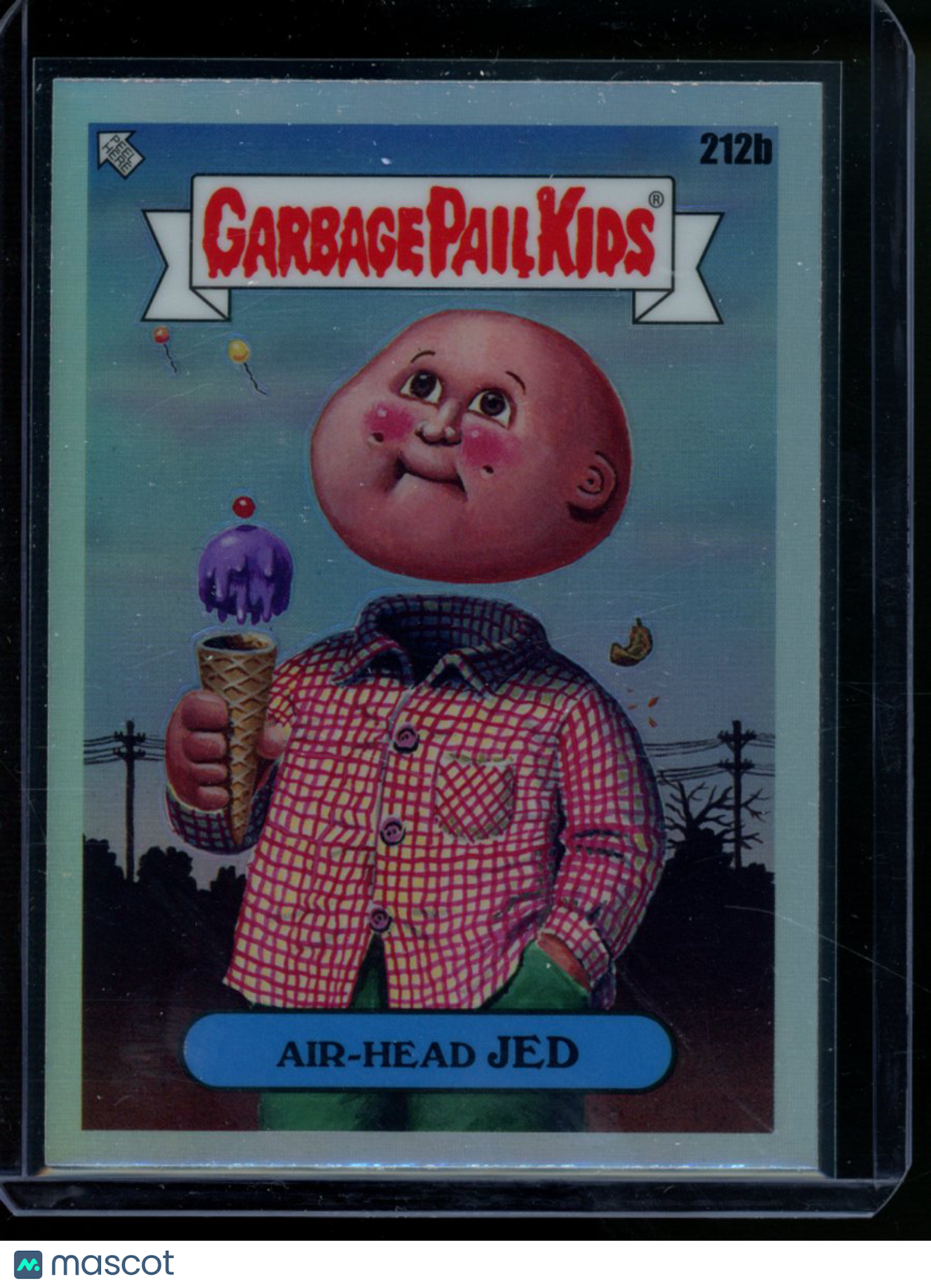 2023 Topps Garbage Pail Kids Air-Head Jed Refractor #212b
