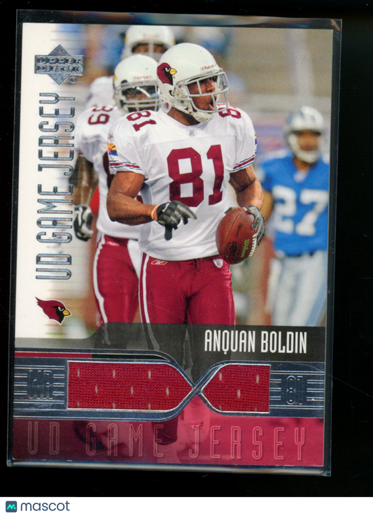 2004 Upper Deck UD Game Jersey Anquan Boldin #AB-GJ Game-Used Jersey Football