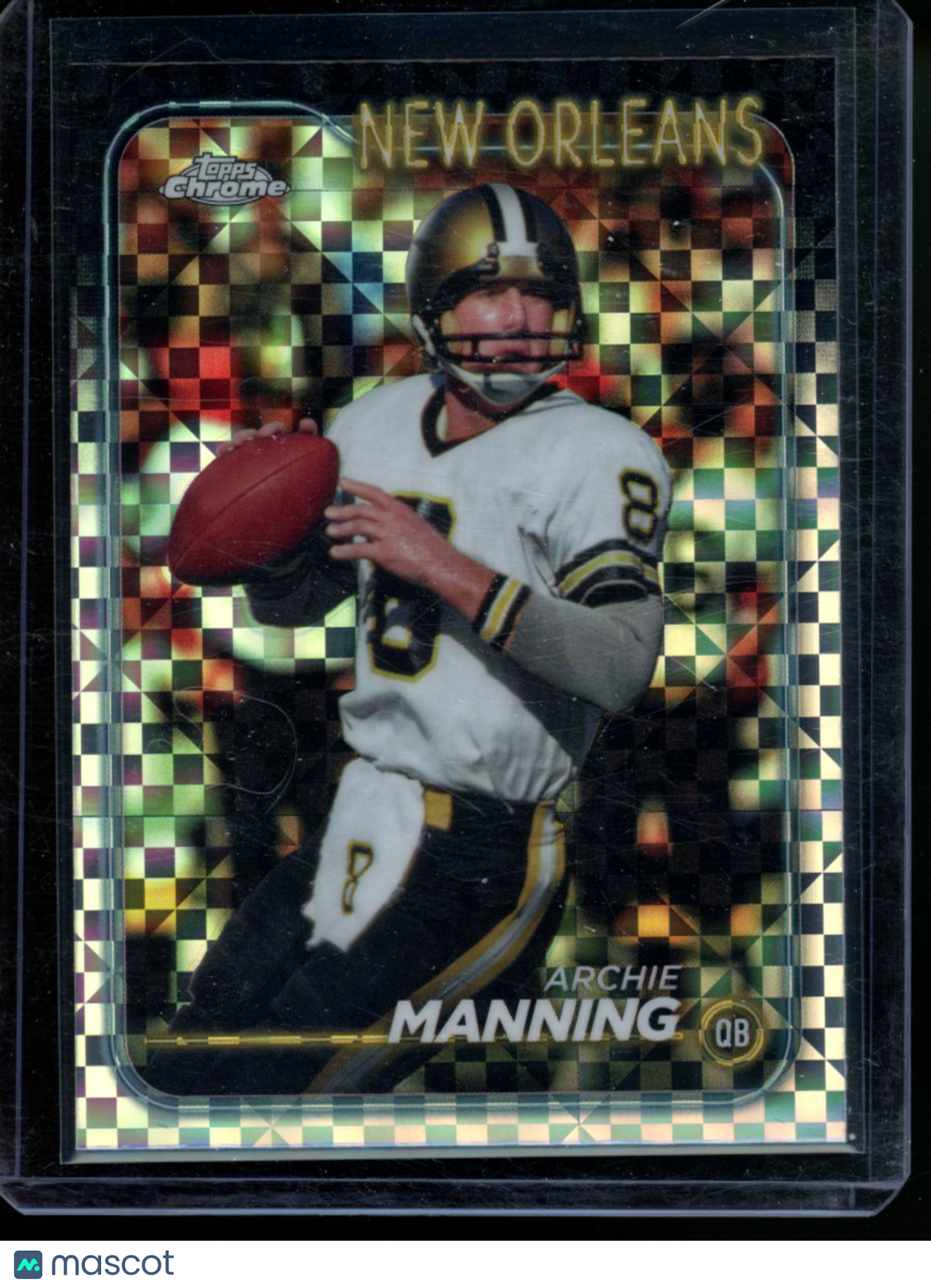 2024 Topps Chrome Archie Manning #135 X-Fractor Football