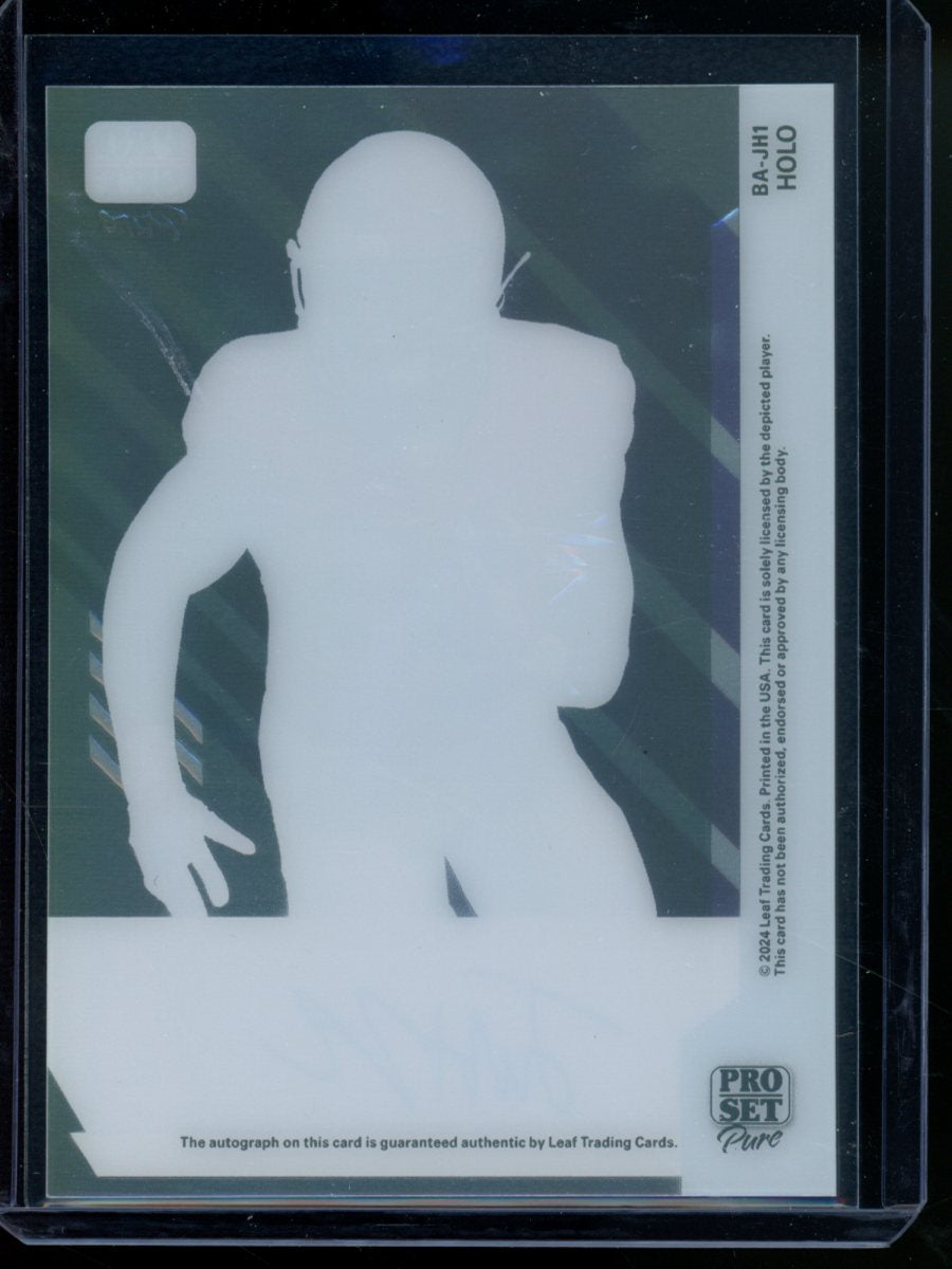 2024 Pro Set Justice Haynes #BA-JH1 Autograph 13/15 Football