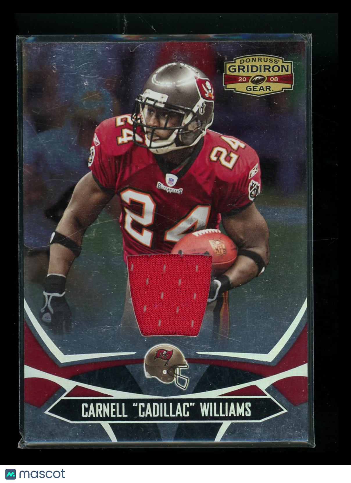 2008 Donruss Gridiron Gear Carnell 'Cadillac' Williams #93 185/230 Game-Worn