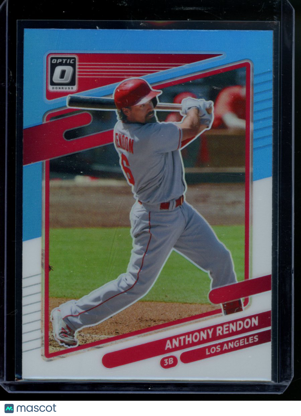 2021 Panini Donruss Optic Anthony Rendon #132 Carolina Blue Baseball