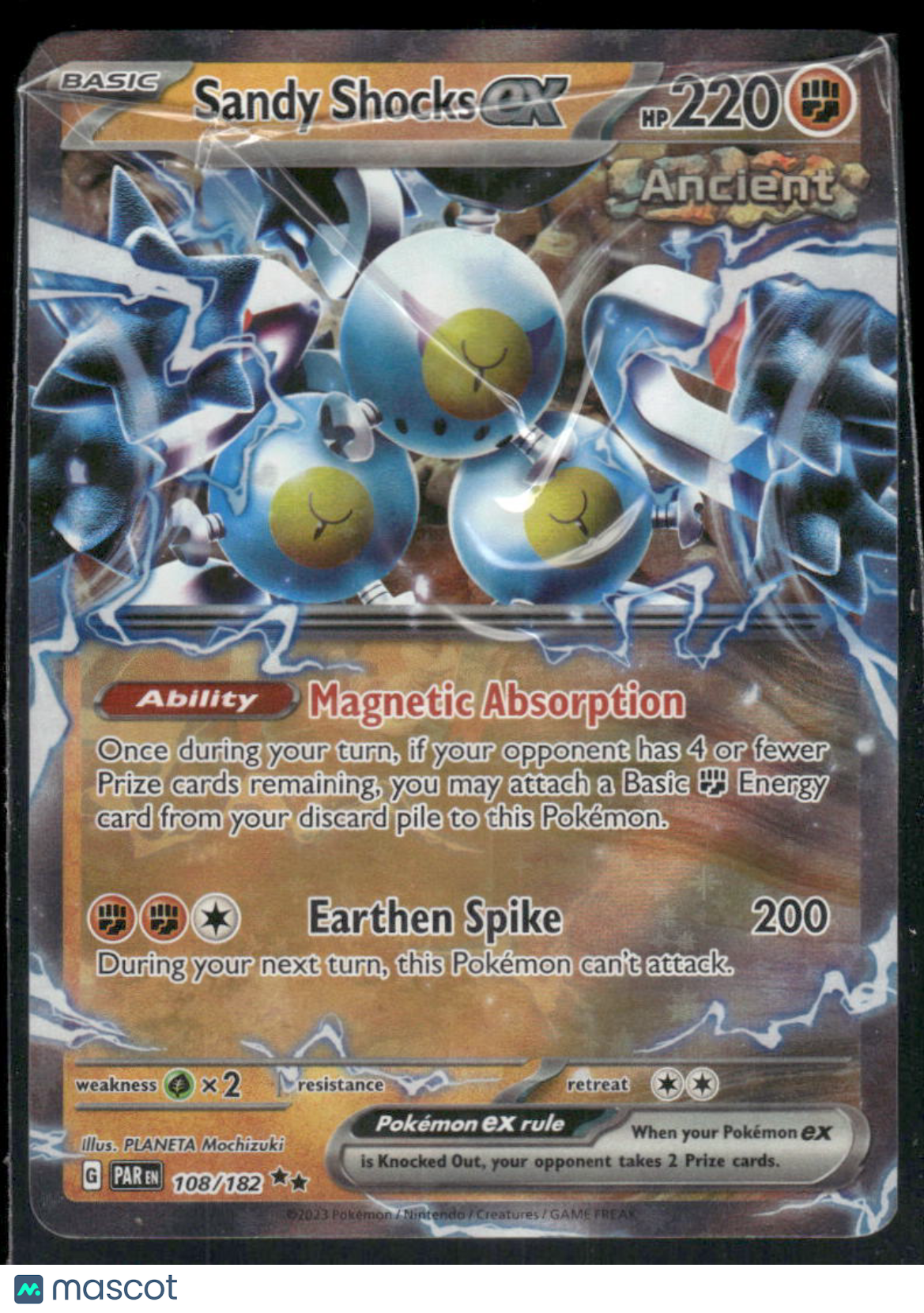 Pokemon Sandy Shocks #108/182 Sv04: Paradox Rift