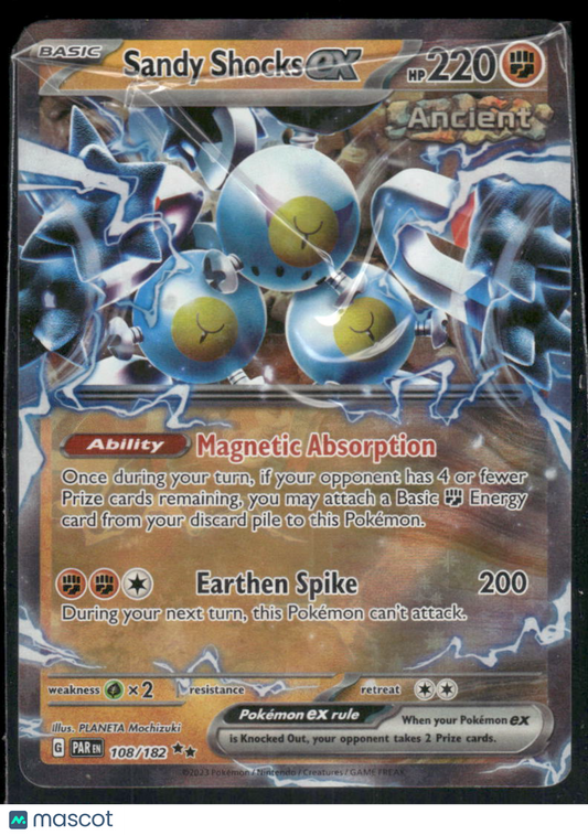 Pokemon Sandy Shocks #108/182 Sv04: Paradox Rift